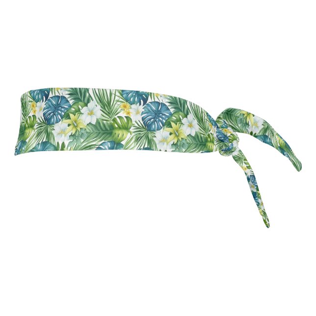 Tropical Print Tie Back Headband (Rotate 90)