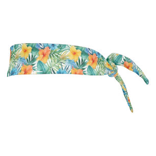 Tropical Print Tie Back Headband