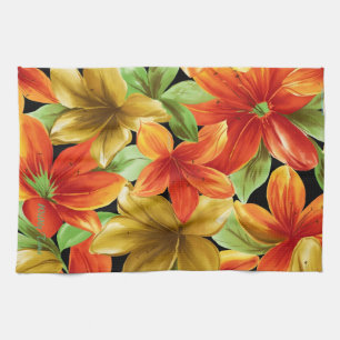 Tropical Print Towel