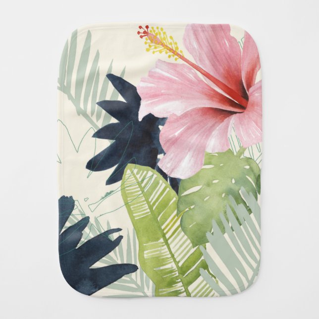 Tropical Punch Collection Baby Burp Cloth (Front)