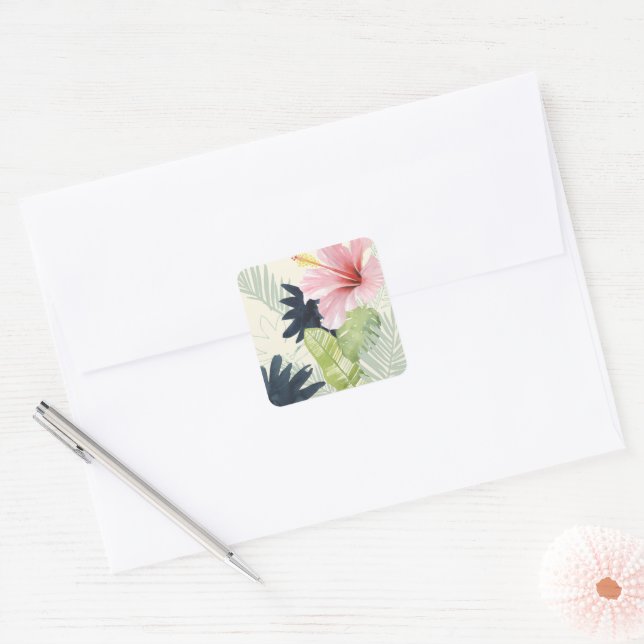 Tropical Punch Collection Square Sticker (Envelope)