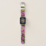 Tropical Purple Bougainvillea Floral Apple Watch Band