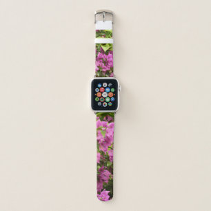 Tropical Purple Bougainvillea Floral Apple Watch Band