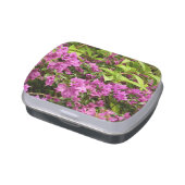 Tropical Purple Bougainvillea Floral Candy Tin (Side)