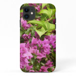 Tropical Purple Bougainvillea Floral iPhone 11 Case
