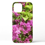 Tropical Purple Bougainvillea Floral iPhone 12 Case