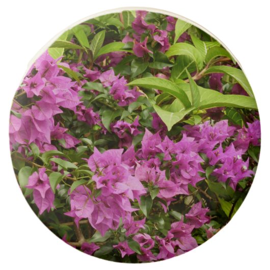 Tropical Purple Bougainvillea Floral Chocolate Dipped Oreo (Front)
