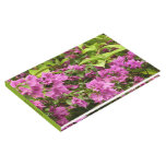Tropical Purple Bougainvillea Floral Guest Book