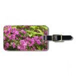 Tropical Purple Bougainvillea Floral Luggage Tag