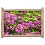 Tropical Purple Bougainvillea Floral Serving Tray