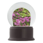 Tropical Purple Bougainvillea Floral Snow Globe