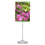 Tropical Purple Bougainvillea Floral Table Lamp