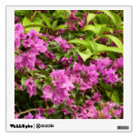 Tropical Purple Bougainvillea Floral Wall Sticker