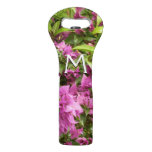 Tropical Purple Bougainvillea Floral Wine Bag
