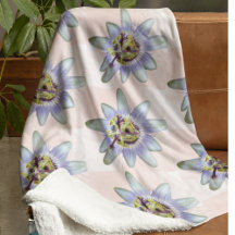 Tropical Purple Passion Flower