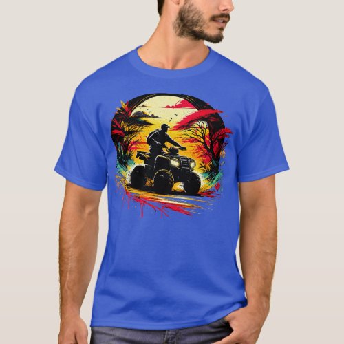 Tropical Quad Design T_Shirt