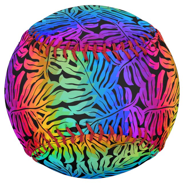 Tropical rainbow softball (Front)