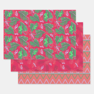 Tropical Rainforest Frog Wrapping Paper Sheets