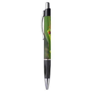 Tropical Rainforest Green Red-eyed Tree Frog Pen by WonderfulPictures at Zazzle