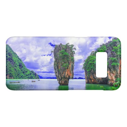 Tropical Rainforest Island cliffs Case-Mate Samsung Galaxy S8 Case