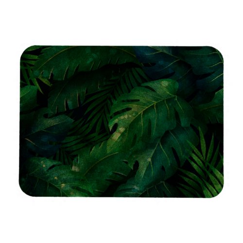 Tropical Rainforest Leafy Green Foliage Magnet