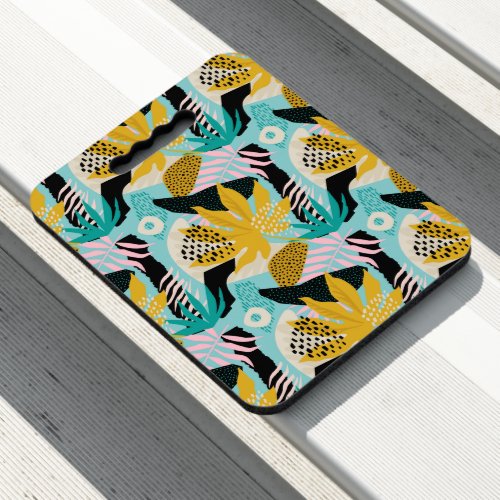 Tropical Rainforest Leaves Pattern Seat Cushion