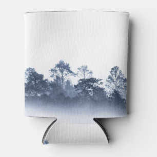 Tropical rainforest, misty silhouette, Thailand Can Cooler