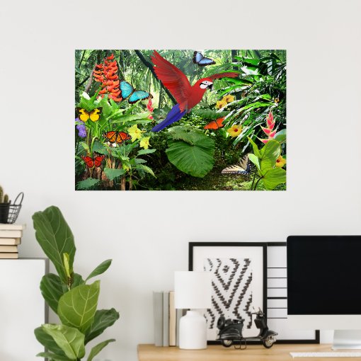 Tropical Rainforest Poster | Zazzle