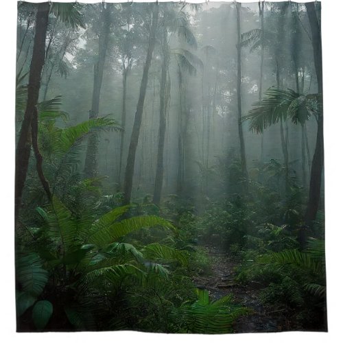 Tropical Rainforest Shower Curtain