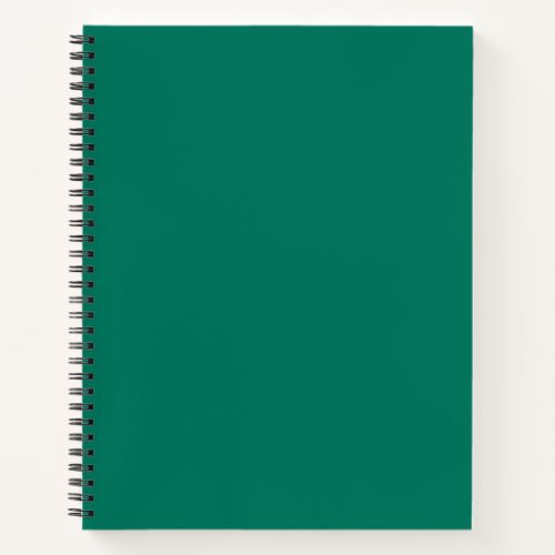 Tropical Rainforest Solid Color Notebook