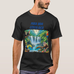 Tropical Rainforest Waterfall T-Shirt