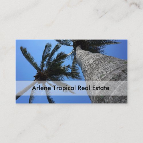 Tropical Real Estate Business Cards
