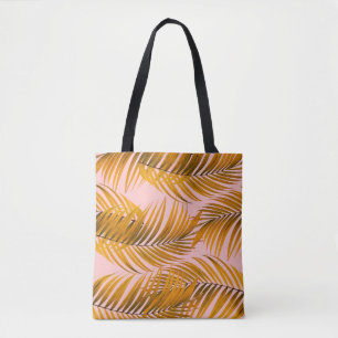 Tropical Realistic Leaves Pattern Trendy Fashion C Tote Bag
