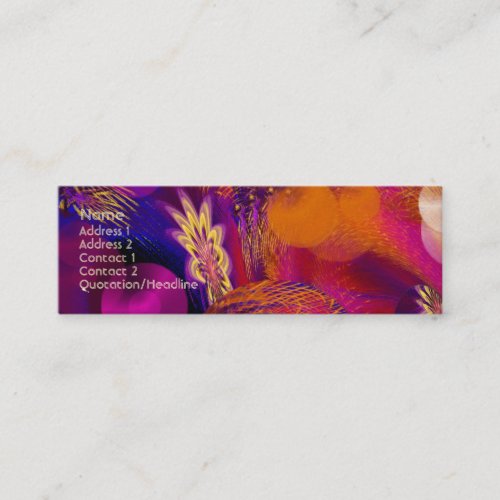 Tropical Reflections Profile Business Card