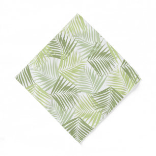 Tropical Retro #1 #palms #decor #art Bandana