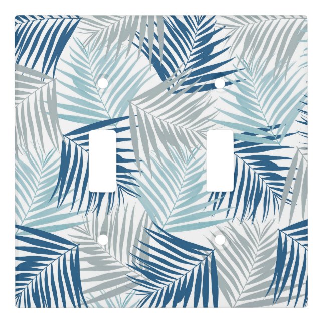 Tropical Retro #4 (Coastal Vibes) #palms #decor  Light Switch Cover (Front)