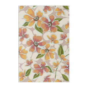 Tropical Retro Botanicals Acrylic Print
