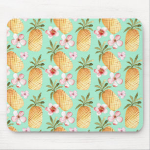 Tropical retro design mouse pad