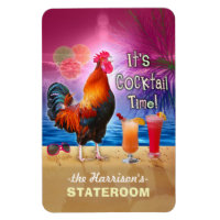 Tropical Rooster Cocktail Funny Cruise Stateroom L