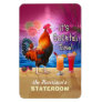 Tropical Rooster Cocktail Funny Cruise Stateroom L Magnet