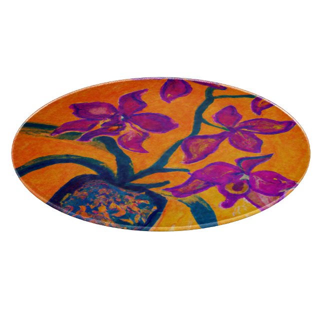 Tropical Round Cutting Board (Corner)