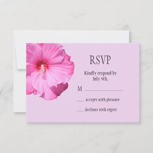 Tropical RSVP purple