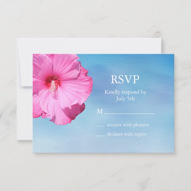 Tropical RSVP (watercolor) (Front)