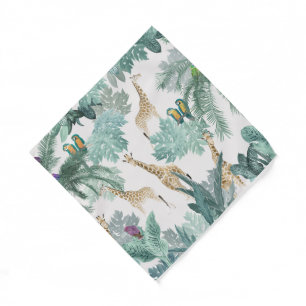 Tropical Safari Adventure 1 #art #tropical Bandana