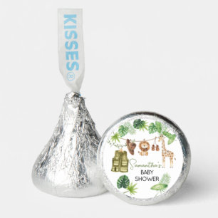 Tropical Safari Jungle Animals Baby Shower Hershey®'s Kisses®