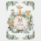 Tropical Safari Jungle Baby Wild Animals Monogram