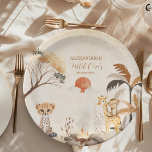 Tropical Safari Wild One Jungle Animals Birthday  Paper Plates<br><div class="desc">Add a touch of adventure and excitement to your child's birthday party with our Tropical Safari Wild One Jungle Animals Birthday Paper Plates. These plates feature vibrant designs of jungle animals amidst lush tropical foliage, perfect for a safari-themed celebration. Design: Adorned with colorful illustrations of jungle animals such as lions,...</div>