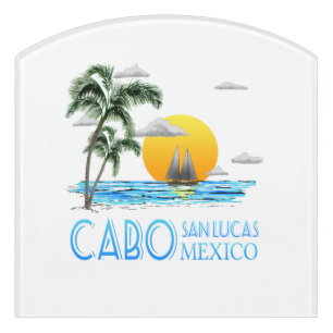 Tropical Sailing Cabo San Lucas Mexico Door Sign