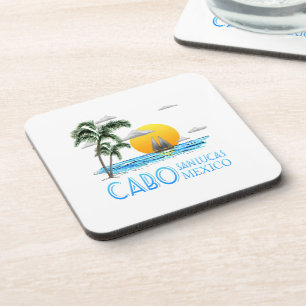 Tropical Sailing Cabo San Lucas Mexico Drink Coaster