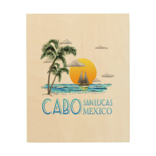 Tropical Sailing Cabo San Lucas Mexico Wood Wall Art
